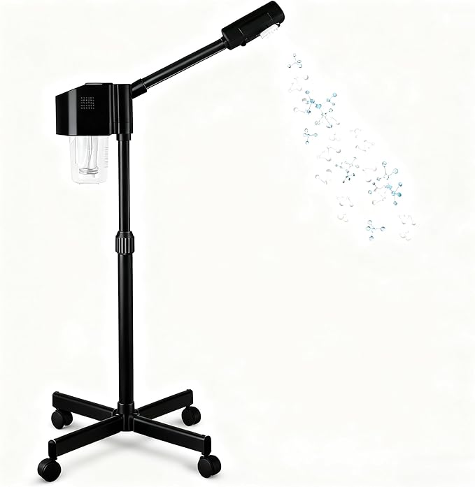 Professional Facial Steamer, Hot Mist Spray & Ozone, Face Steam Suitable by Unknown