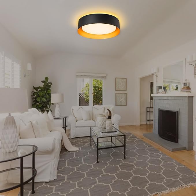 Bargeni Flush Mount Ceiling Light, 12.5 inch LED Ceiling Light - Image 8