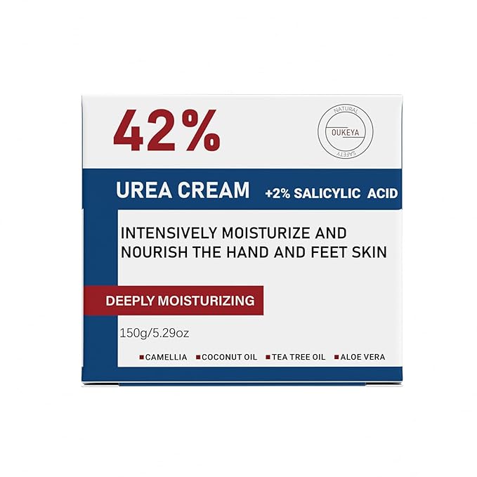 OUKEYA Urea Cream 42% plus Salicylic Acid 2%, Intensive Moisturizer - Image 8