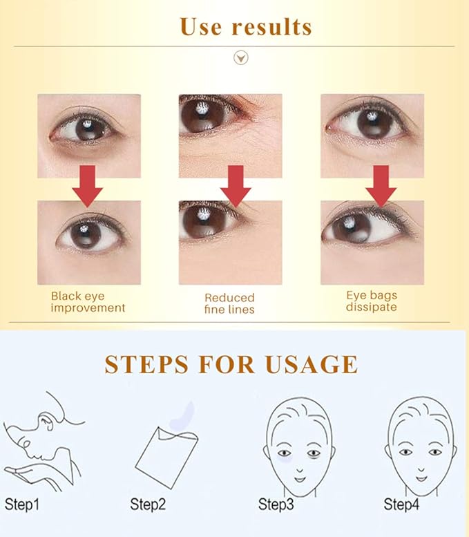 Eye Mask, 30 Pairs Collagen Under Eye Patches, Lighten Wrinkles Anti-Aging - Image 7