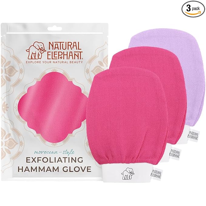Natural Elephant Exfoliating Hammam Glove) by NaturalElephant