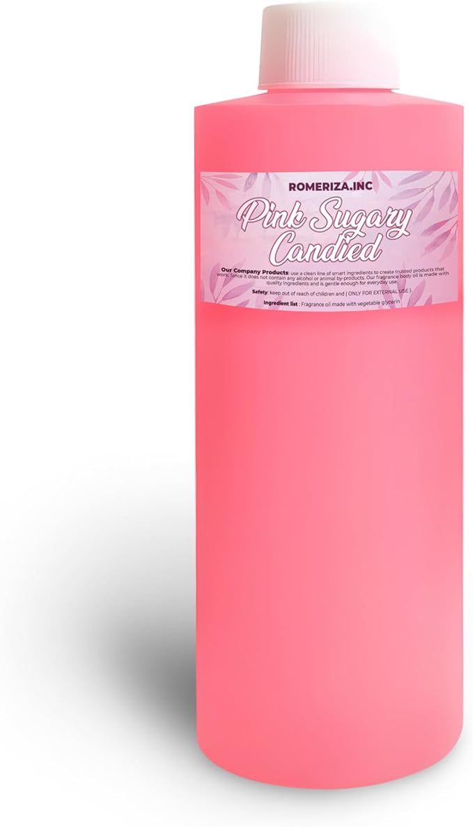 Pink Sugary Candied Fragrance Body Oil by ROMERIZAINC