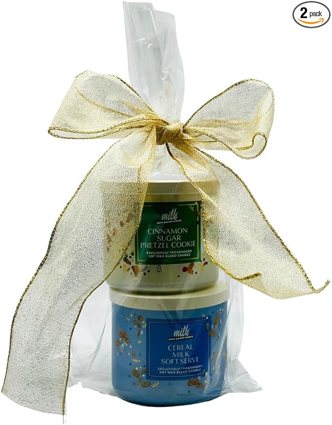 Bath & Body Works Milk BAR Collection Holiday Dessert Scents 3-Wick Scented by Unknown