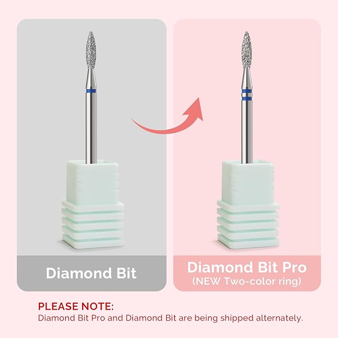 MelodySusie 2.2mm Flame Shape Cuticle Clean Nail Drill Bit 3/32'', Professional - Image 3