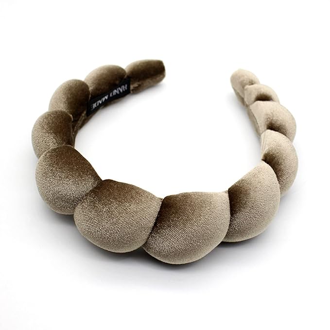 Fashion Headbands for Women Padded Fabric Hair Bands Wide Velvet Non Slip by Uchyius