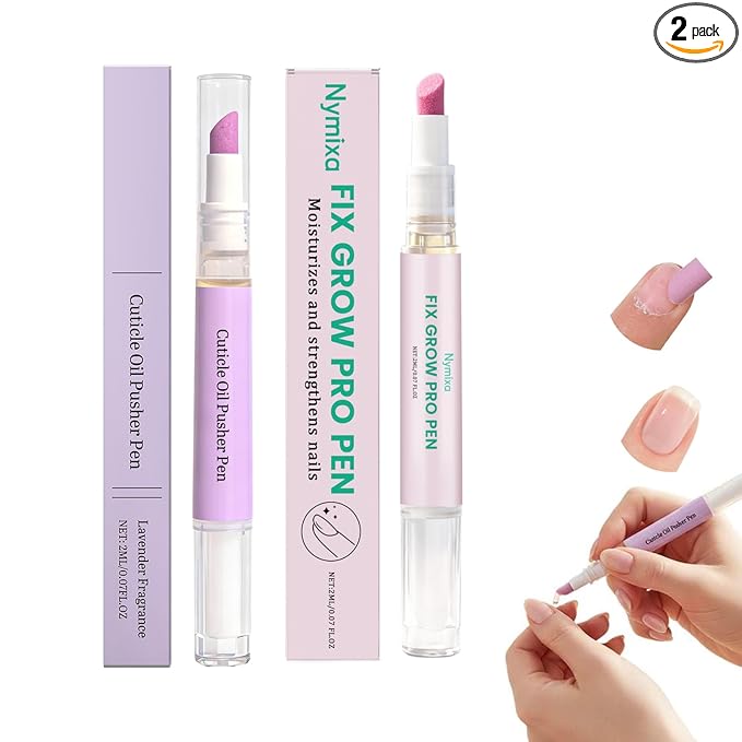 4-in-1 Cuticle Oil Pusher Pen, 2026 New Cuticle Pusher Oil Pen Nail Cuticle Pen by Unknown