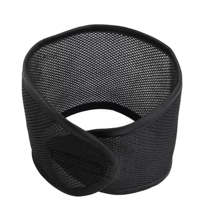 2Pcs black and red Mesh Hair Wraps, Thicker Soft Head Wraps - Image 7