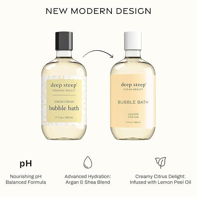 Deep Steep Lemon Cream Bubble Bath - Image 4