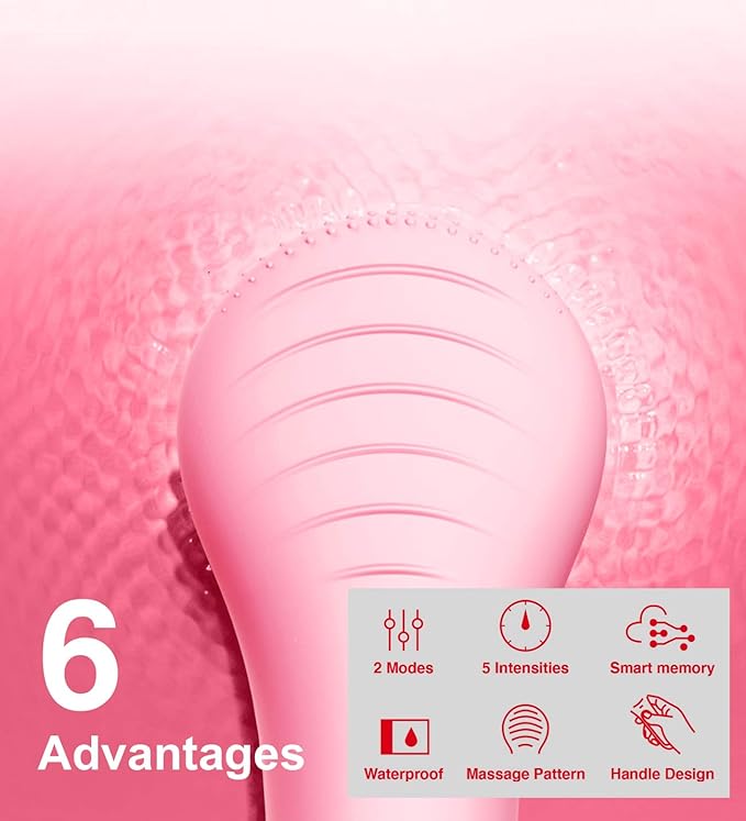NågraCoola CLIE Facial Cleansing Brush, Waterproof and Rechargeable Electric - Image 4