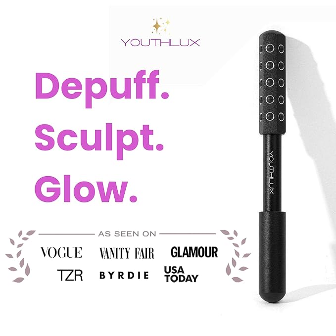Radiance Roller – Germanium Stone Facial Massage Tool/Wand Face Roller - Image 3