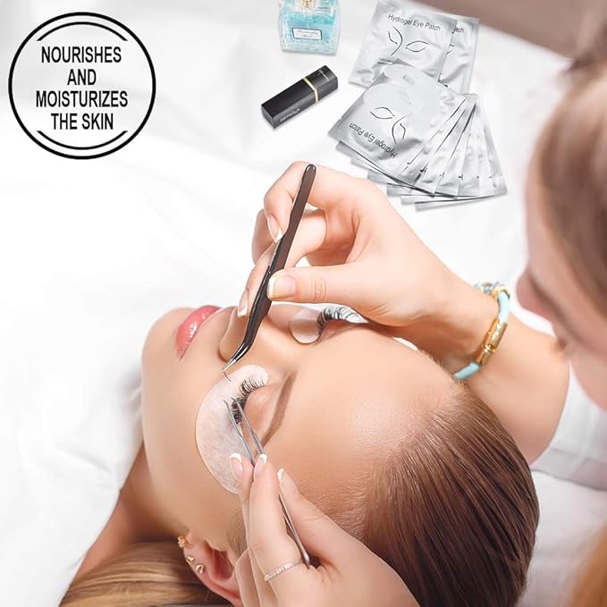 Ocim 100 Pairs Under Eye Pads Lash Extensions, Hydrogel Gel Eye Patches - Image 5