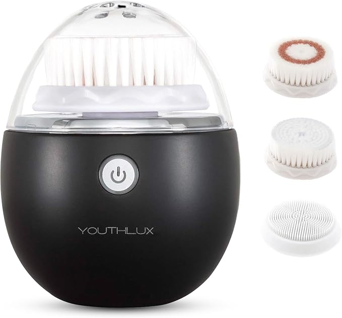 Pure Radiance, Vibrating Facial Cleansing Brush, Electric Face Scrubber by Unknown