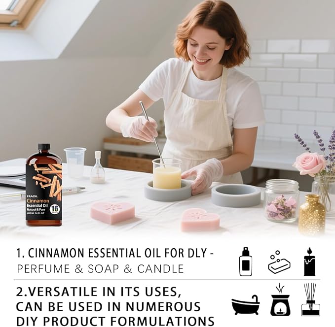 Cinnamon Essential Oil, Cinnamon Oil 16 Fl Oz 480 ML - Image 7