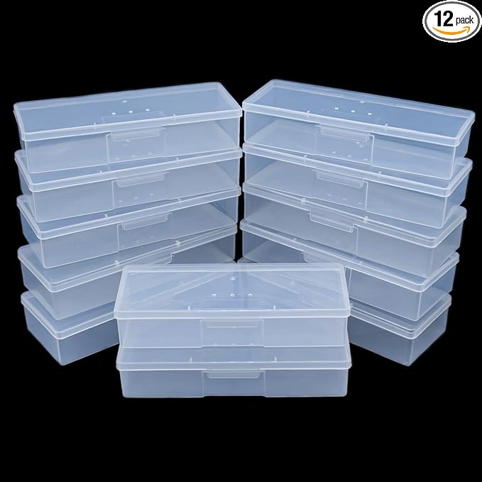 Lokyango Clear Manicure Tool Box, Personal Nail Box Storage Case by Lokyango