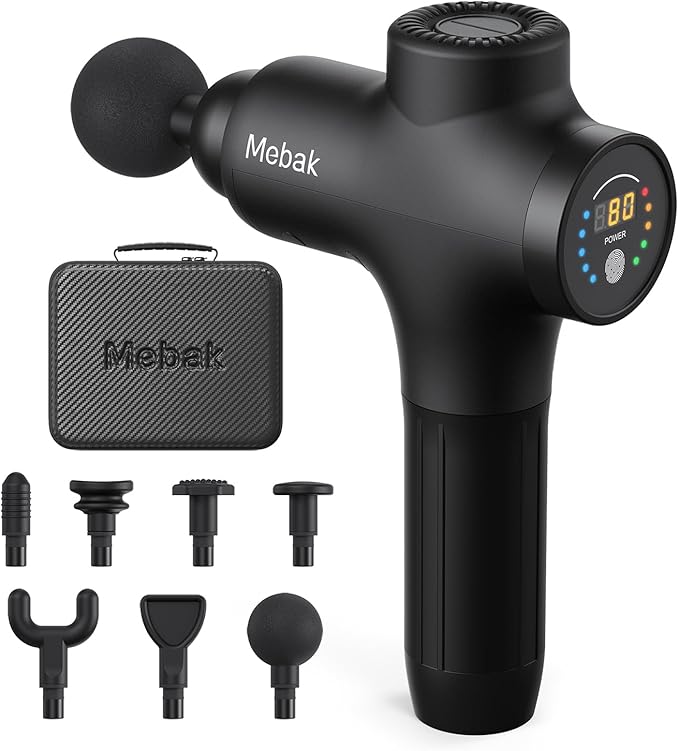 Mebak 3 Massage Gun, Massage Gun Deep Tissue by MuscleRelaxationMassageGun