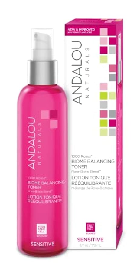 Andalou Naturals Toner, 1000 Roses Biome Balancing Facial Toner, Refreshing & by AndalouNaturals
