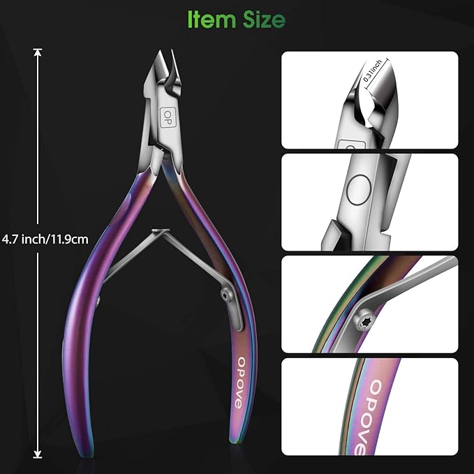 Cuticle Trimmer Cuticle Nippers Clippers Stainless Steel Hangnail Remover - Image 4