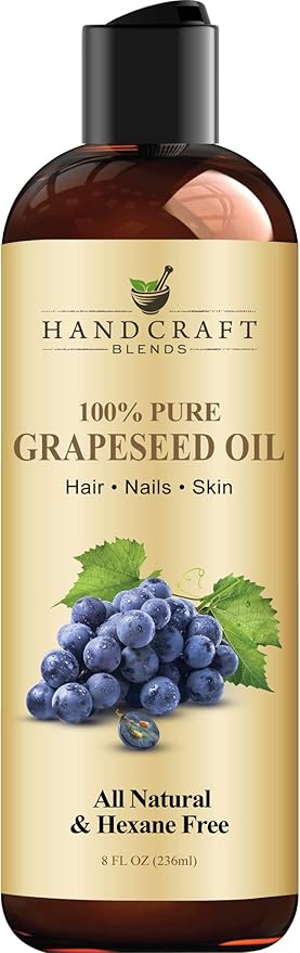 Handcraft Blends Grapeseed Oil | 100% Pure and Natural | Bath & Body Oil | by HandcraftBlends