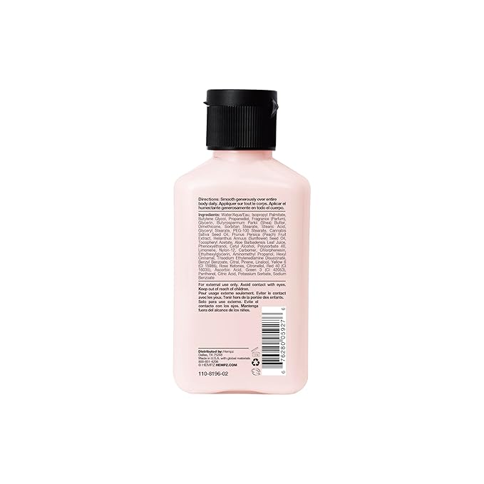 Hempz Mini Juicy Peach Lotion, Ultra Hydrating Body Moisturizer 2.25 fl.oz. - Image 2