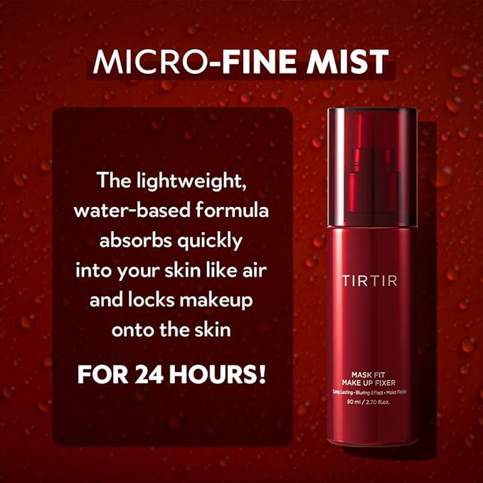 TIRTIR Mask Fit Make-up Fixer | 24H Transfer-Resistant Lightweight Non-Greasy - Image 6