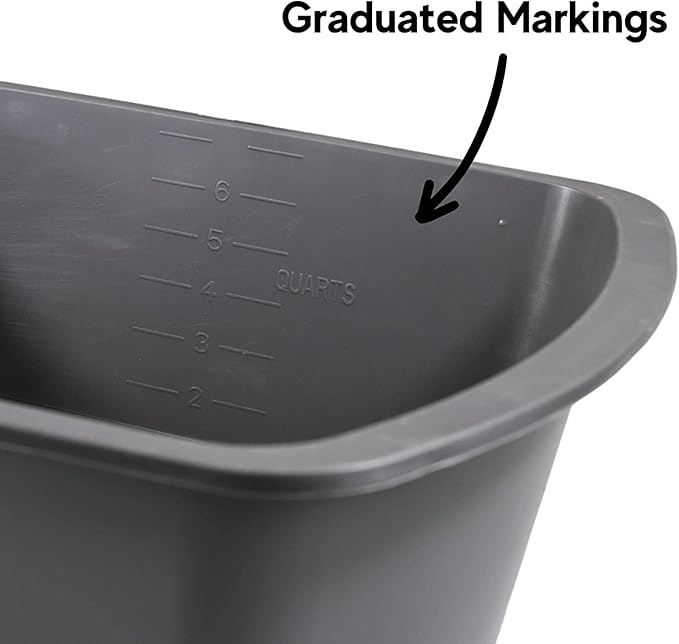 Vakly Wash Basins – Rectangular Plastic Hospital Bedside Soaking Tub - Image 7