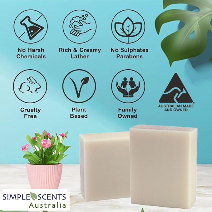 SSA Natural Goat Milk Soap Bars – Sensitive Skin Special, Pure French Triple - Image 3