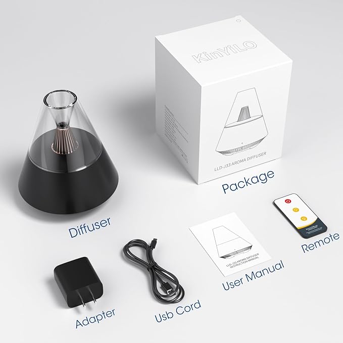 Ultrasonic Essential Oil Diffuser, 150ML Modern Aromatherapy Diffuser - Image 8