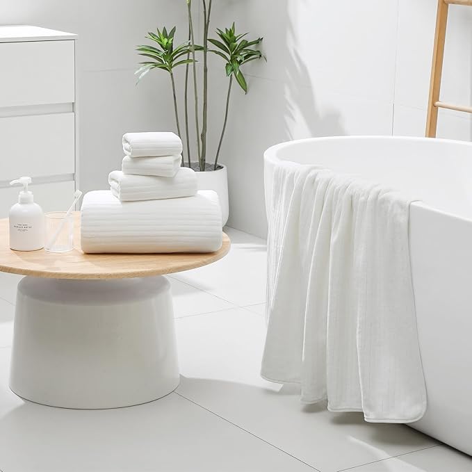 YTYC 39x78 Bath Sheets Extra Large Bath Towels Set - Image 2