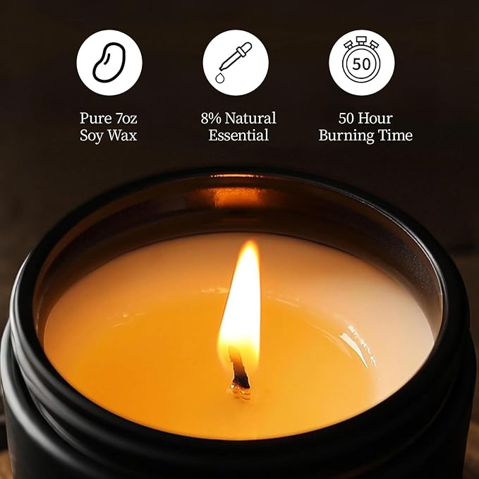 Lavender Woods Candle, 7 oz Scented Candle - Image 2