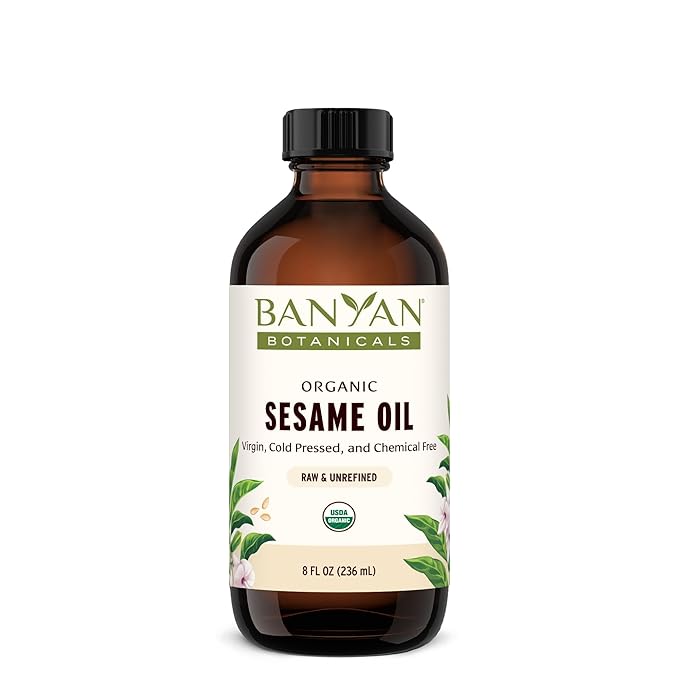Banyan Botanicals Sesame Oil – Organic & Unrefined Sesame Oil by BanyanBotanicals