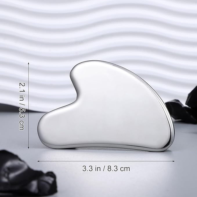 rosenice Gua Sha Facial Tools Guasha Tool Gua Sha Jade Stone - Image 5
