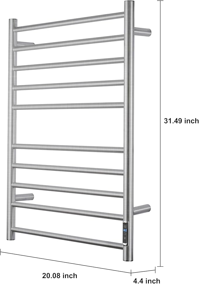 Heated Towel Racks for Bathroom, Wall Mounted Electric Towel Warmer Racks - Image 4