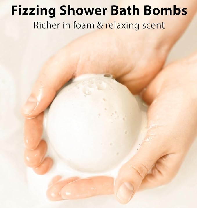 Lavender Bath Bombs Skin Nourishing Moisturize Niacinamide Serum Lavender - Image 6