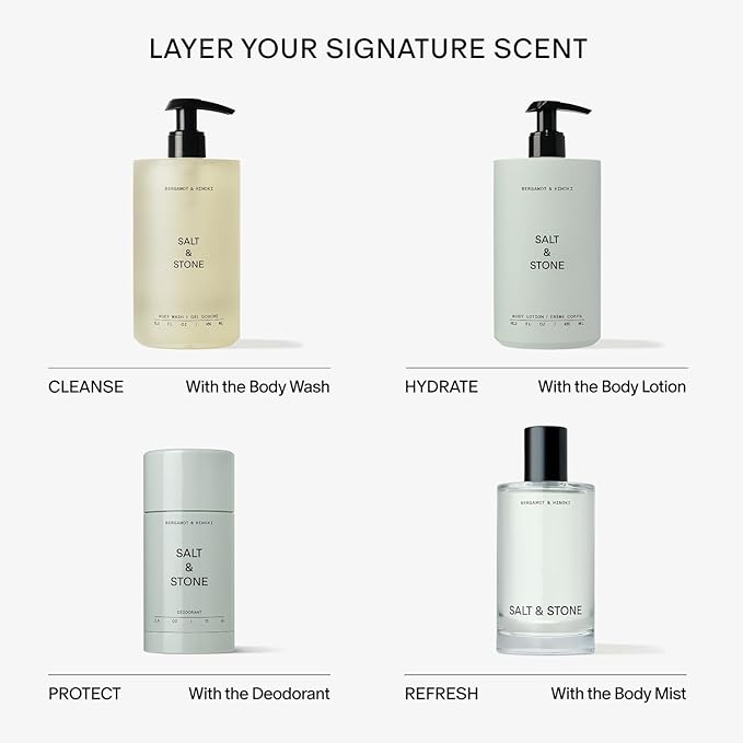 Salt & Stone Body Lotion for Women & Men | Bergamot & Hinoki | Hydrates - Image 7