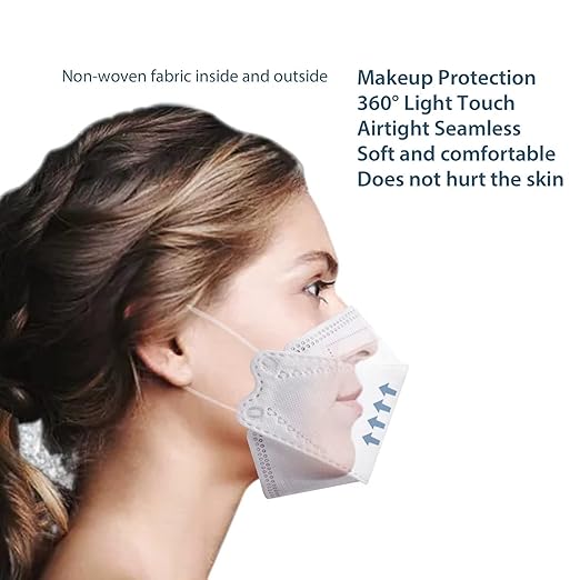 Borje KN95 Face Masks for Adults 50 Pack, 5-Ply Grey Disposable Face Mask - Image 6