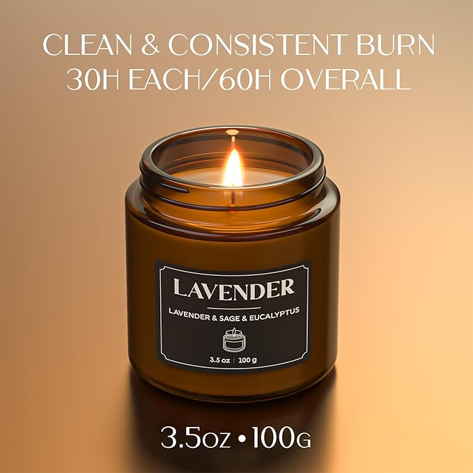 NORVENCE Scented Candles Gift Set, Stress Relief Candles - Image 4