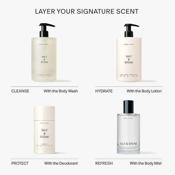 Salt & Stone Body Lotion for Women & Men | Neroli & Basil | Hydrates, Nourishes - Image 7