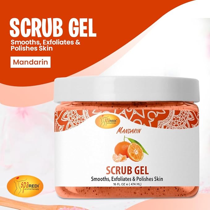 SPA REDI - Exfoliating Scrub Pumice Gel, 16 Oz - Manicure, Pedicure and Body - Image 2