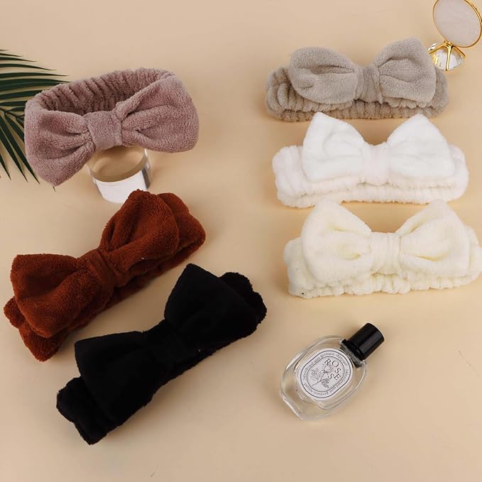 Casoty 6 Pcs Soft Coral Fleece Headbands - Image 5