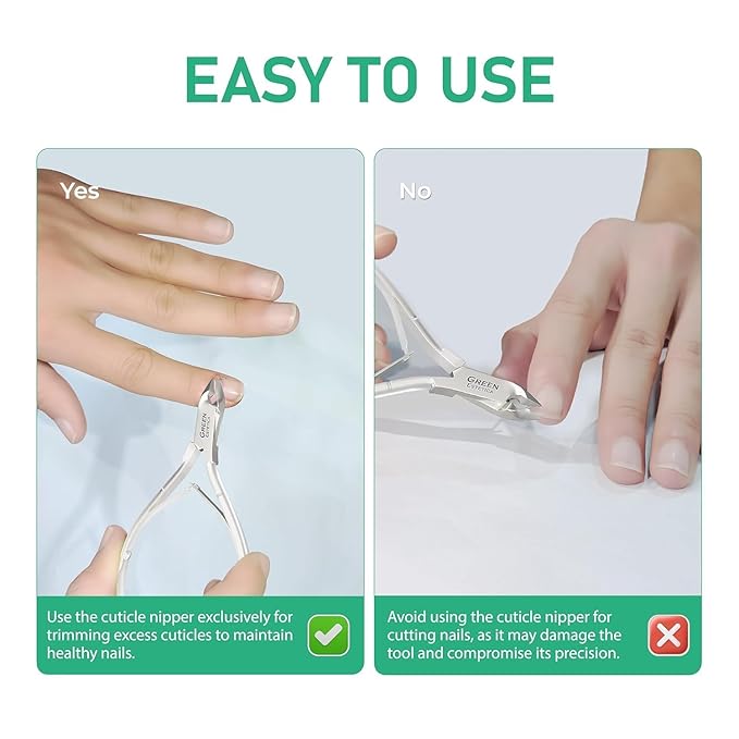 Professional Cuticle Trimmer Nail Cuticle Cutter Stainless Steel Cuticle Nippers - Image 7