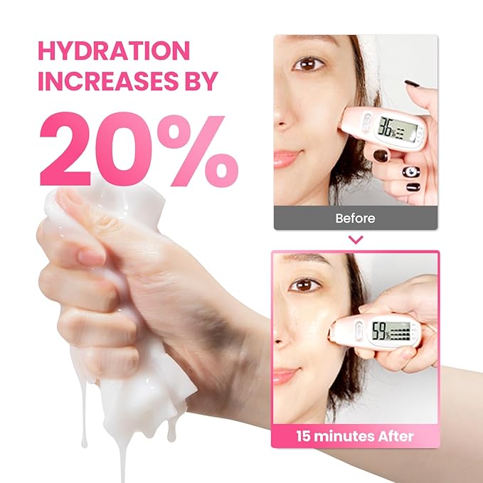 GLAM UP Korean Facial Sheet Mask 12 Combo Pack | Hydrating & Moisturizing Face - Image 7