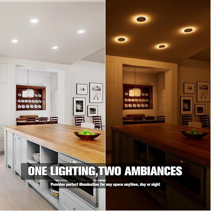 VOLISUN 12 Pack 3 Inch 5CCT Recessed Light - Image 3
