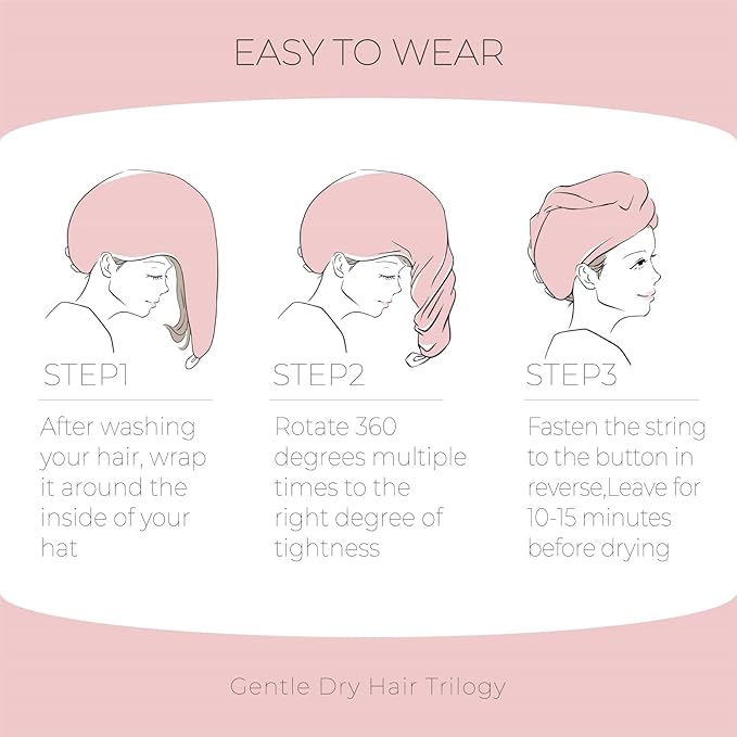 MaopaoBeauty Microfiber Hair Towel Wrap - Image 6