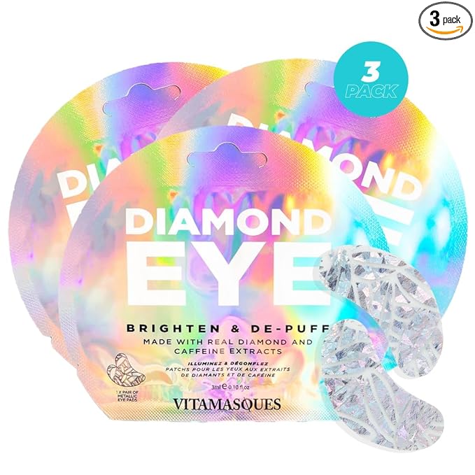Vitamasques Diamond Eye Pads 3-Pack by Vitamasques