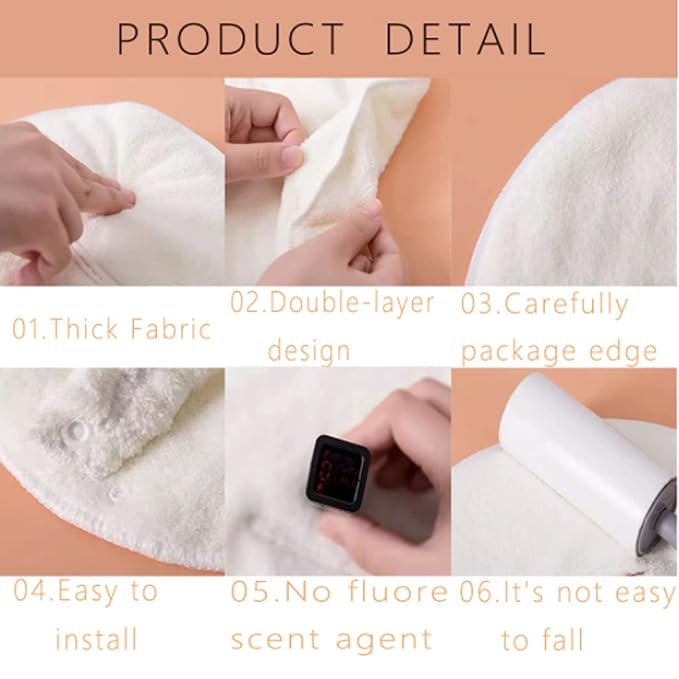 4 Pack Reusable Face Towel Mask Cold Hot Compress Facial Steamer Towel - Image 4