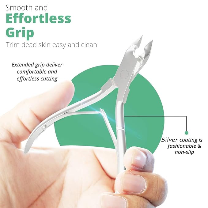 Professional Cuticle Trimmer Nail Cuticle Cutter Stainless Steel Cuticle Nippers - Image 5