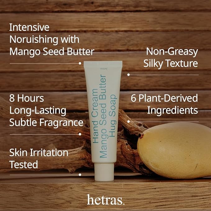 hetras. Perfume Hand Cream 1.69 oz., Hug Soap - Image 2