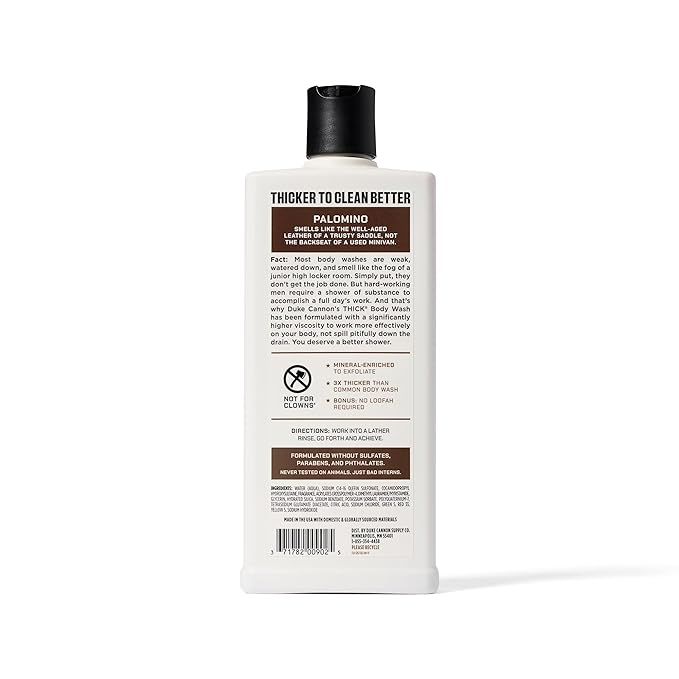 Duke Cannon Supply Co. Thick High Viscosity Body Wash – 3X Thicker, Cleansing - Image 7