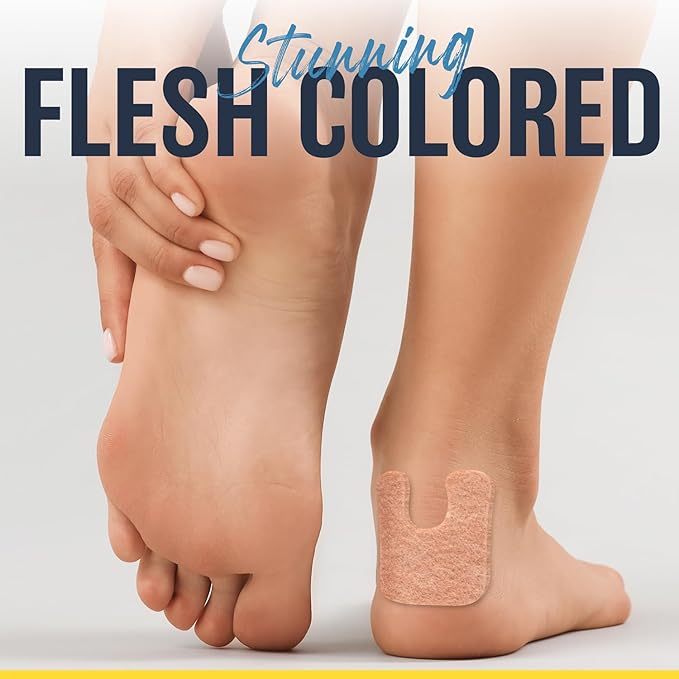 Mars Wellness U-Shaped Callus Pads, 1/4" Thick, Flesh Colored, Callus Protection - Image 7