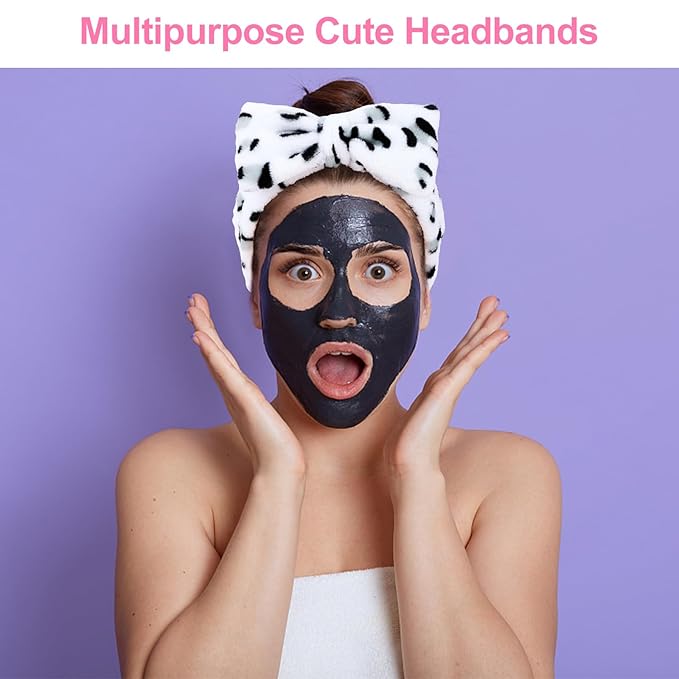 Ondder Leopard Terry Cloth Spa Headbands - Image 5